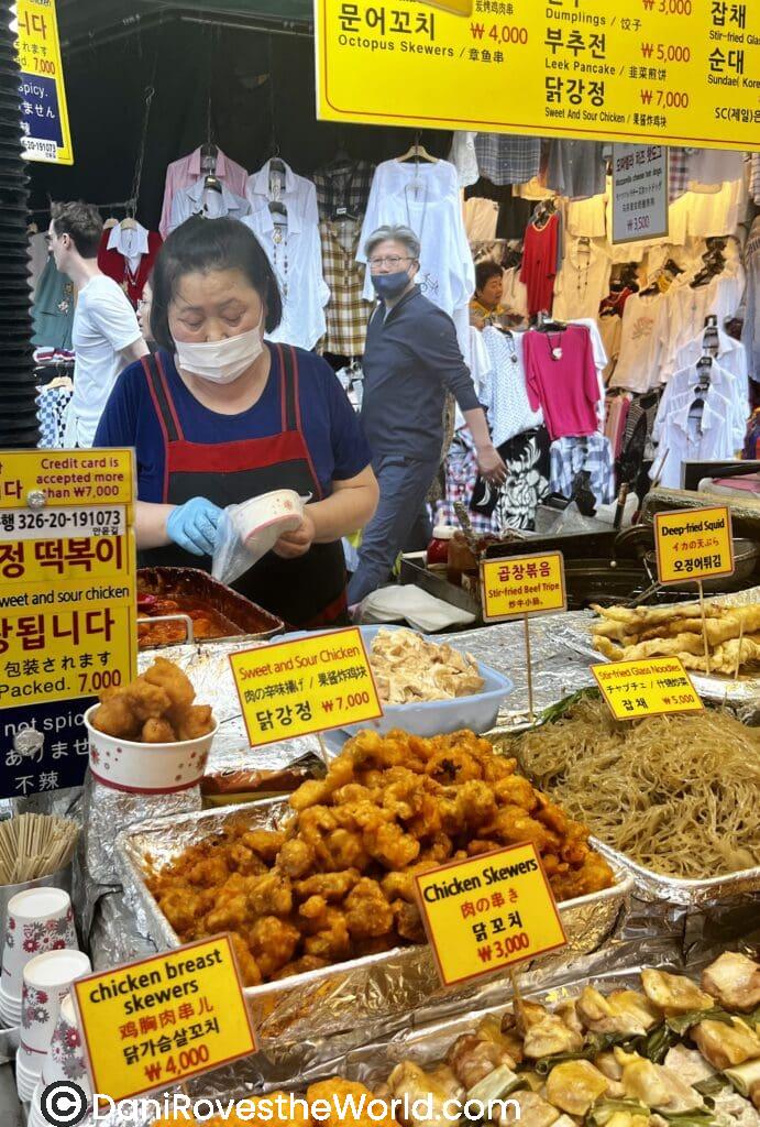 South Korea Food Markets- street food