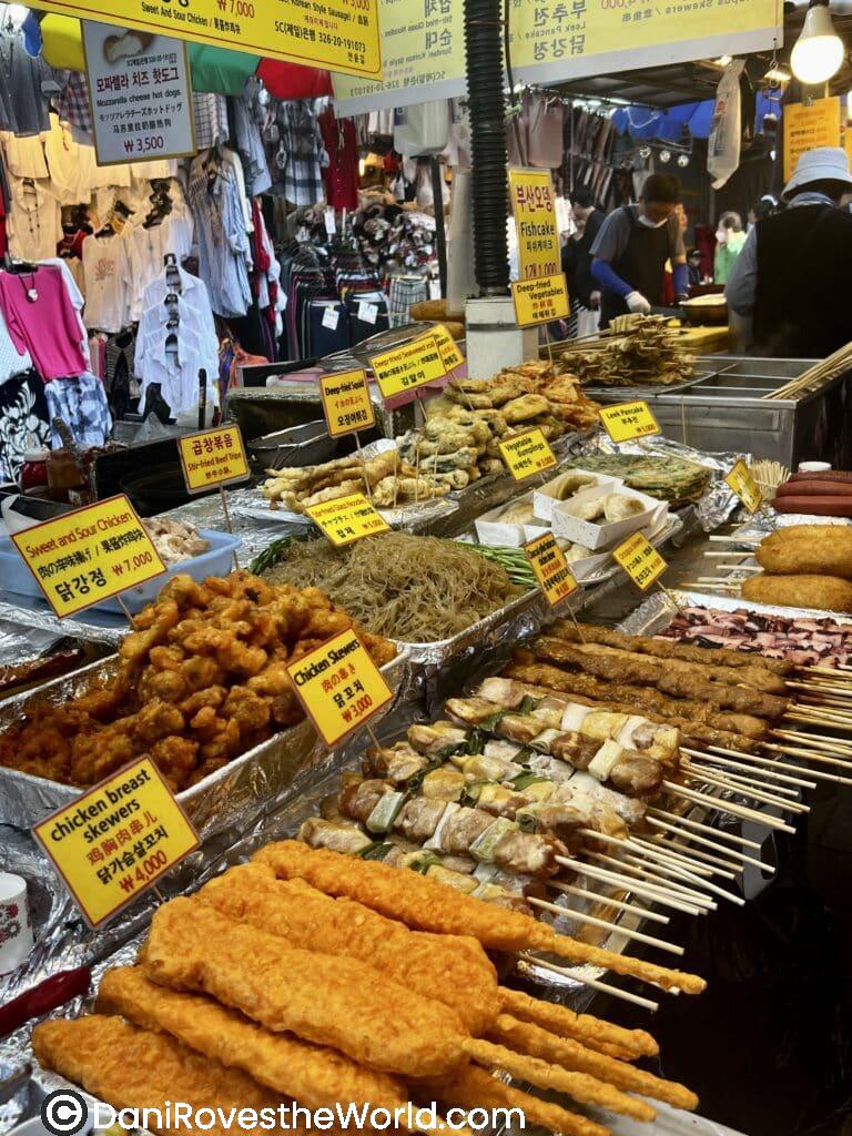 Street food at Namdaemun