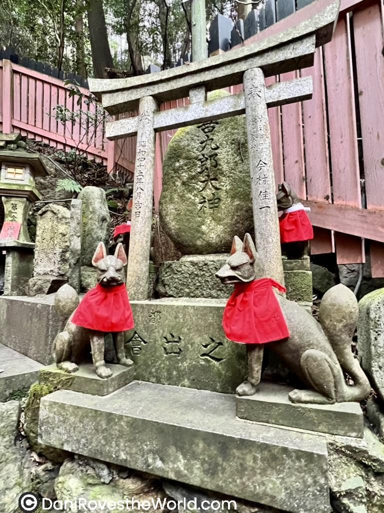 Fushimi Inari Kyoto Japan a shrine with a 1000 ref gates