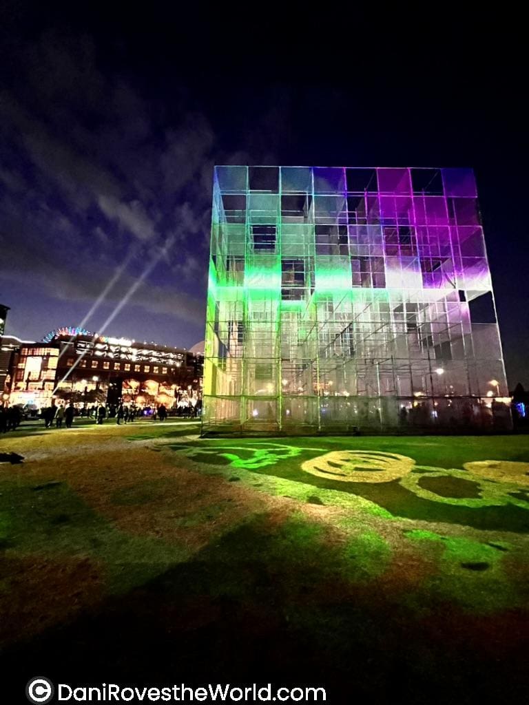 Yokohama Japan Holiday Light Exhibition displayed thousands of LED lights