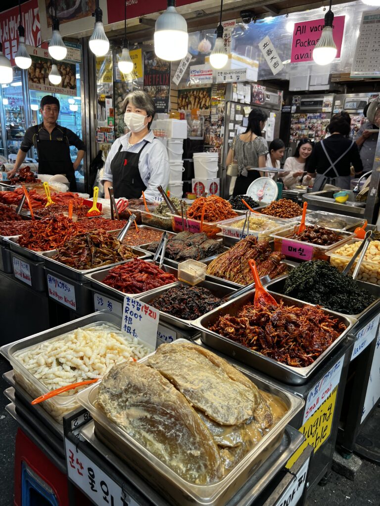 Namdaemun Market, Seoul, South Korea Food Markets, all the varieties of kimchi at the market