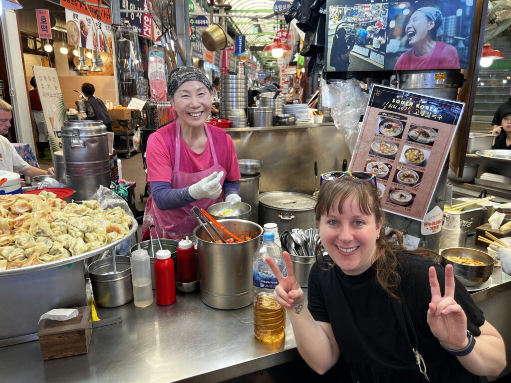 Handcut Noodles, Gwangjang Market, Netflix Seoul Street Food, Netlix Noodle Queen, Seoul South Korea