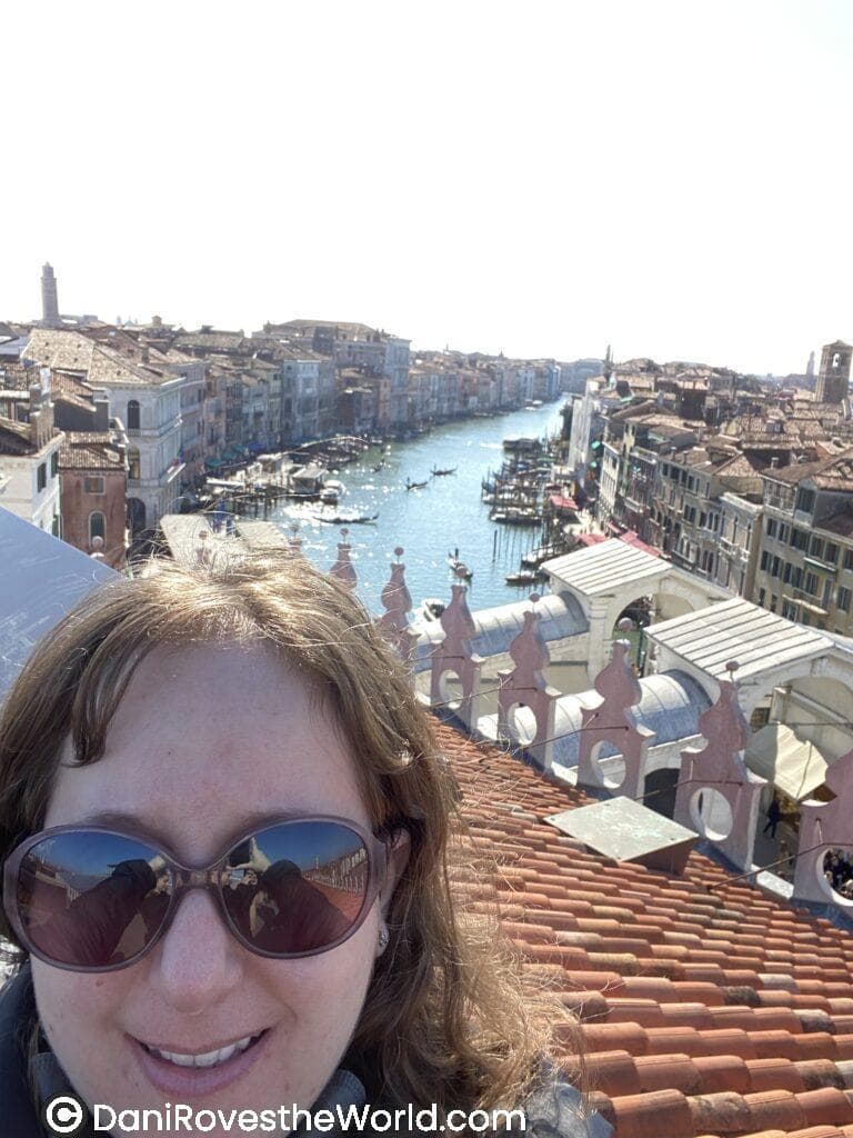 solo female traveler safety, dani, venice, italy has alerts on her phone from her local embassy letting her know if there is anything she needs to be aware of