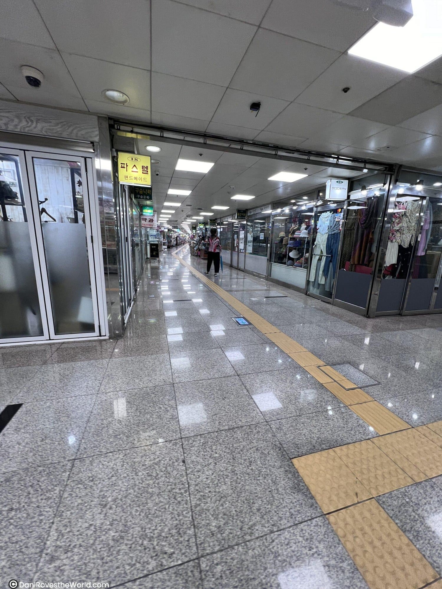 This hidden underground shopping area offers unique fashion and accessory shops, a must-see for visitors exploring things to do in Myeongdong.